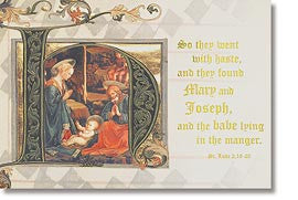 They went with haste Christmas card with envelope (10 card set)