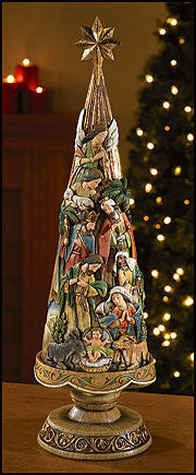 21" Nativity Christmas tree figurine