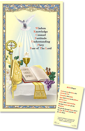 RCIA Laminated Holy Card