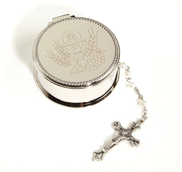 First Communion Rosary Box