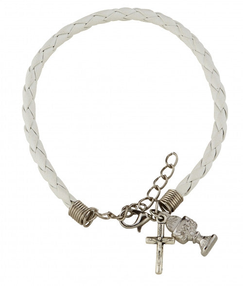 Braided First Communion Bracelet