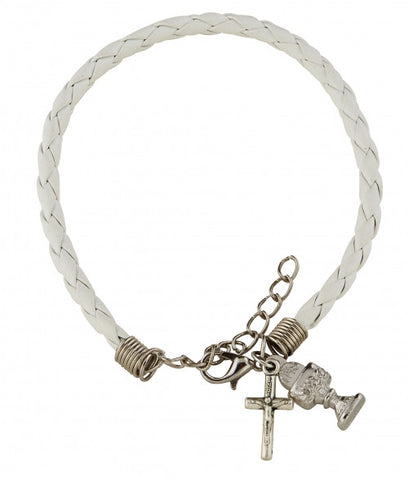 Braided First Communion Bracelet