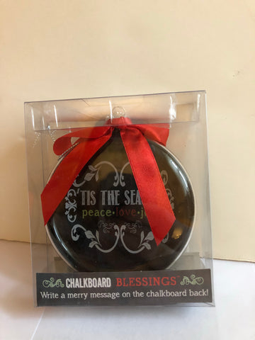 Tis the Season - Chalkboard Blessings Ornament