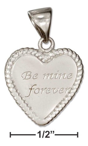 Be Mine Forever Heart Shaped Pendant