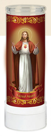 Santos Electric Candle - Sacred Heart