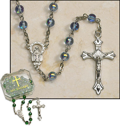 Sapphire Rosaries (4 in set)