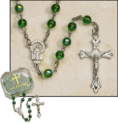 Emerald Rosaries (4 in set)