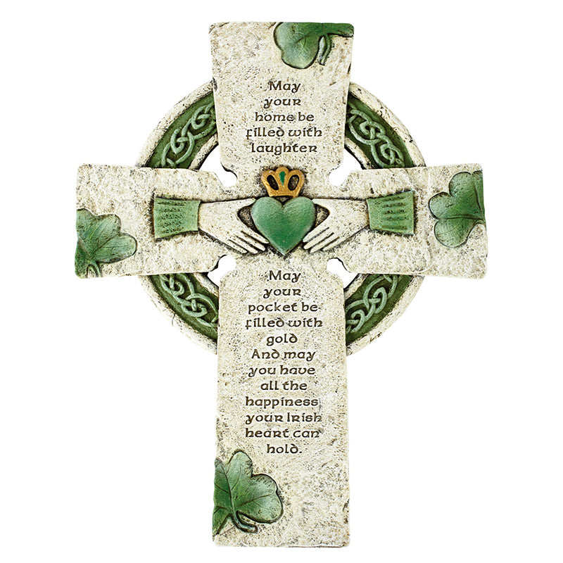 Irish Cross with blessing