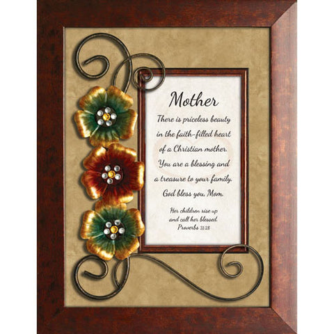 Mother - Proverbs 31:28 - 7" x9" Framed Tabletop