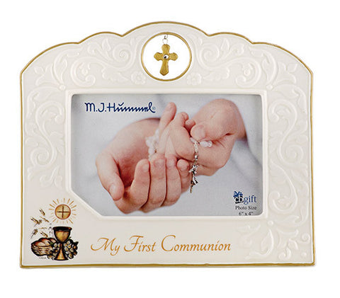 Hummel First Communion photo frame