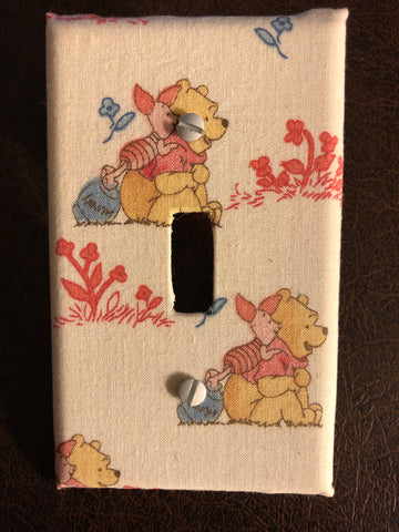 Winnie the Pooh wall light switch plate cover