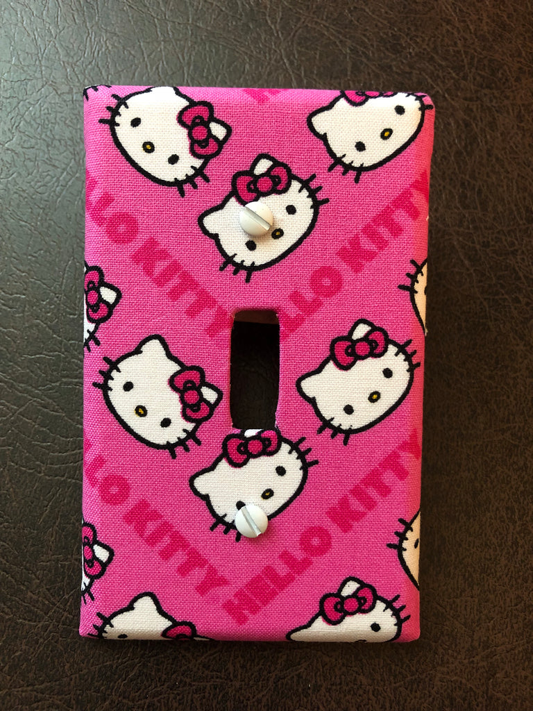 Hello Kitty wall light switch plate cover