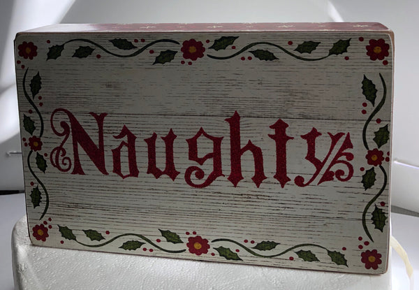 Jim Shore Naughty Wooden Wall Decor