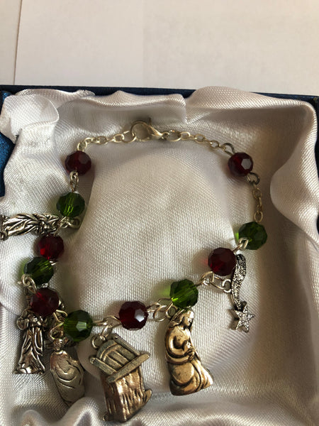 Christmas Rosary Bracelet