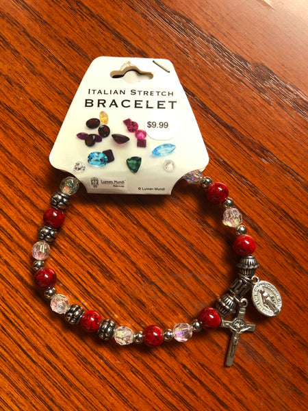 Italian stretch bracelet