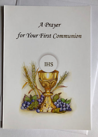 Greeting Card with Envelope for First Communion
