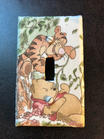 Winnie the Pooh wall light switch plate cover