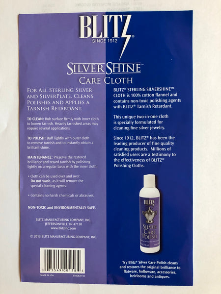 Silver and Shine Polish Cloth 12" x 15"